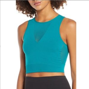 Sweaty Betty 💚💙Fishnet Mesh Crop Vest💙💚